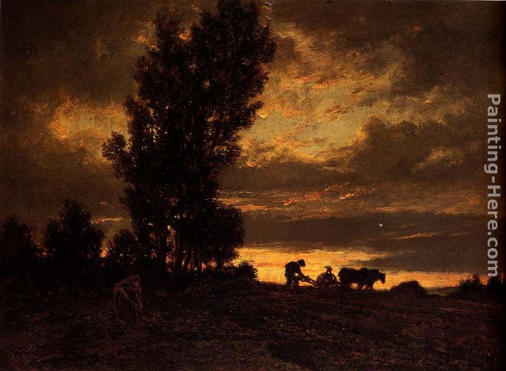 Landscape With A Ploughman